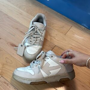 Off white sneakers